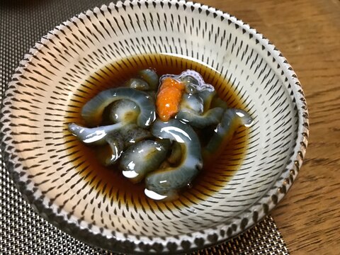 叩いて切るだけ!ナマコ酢